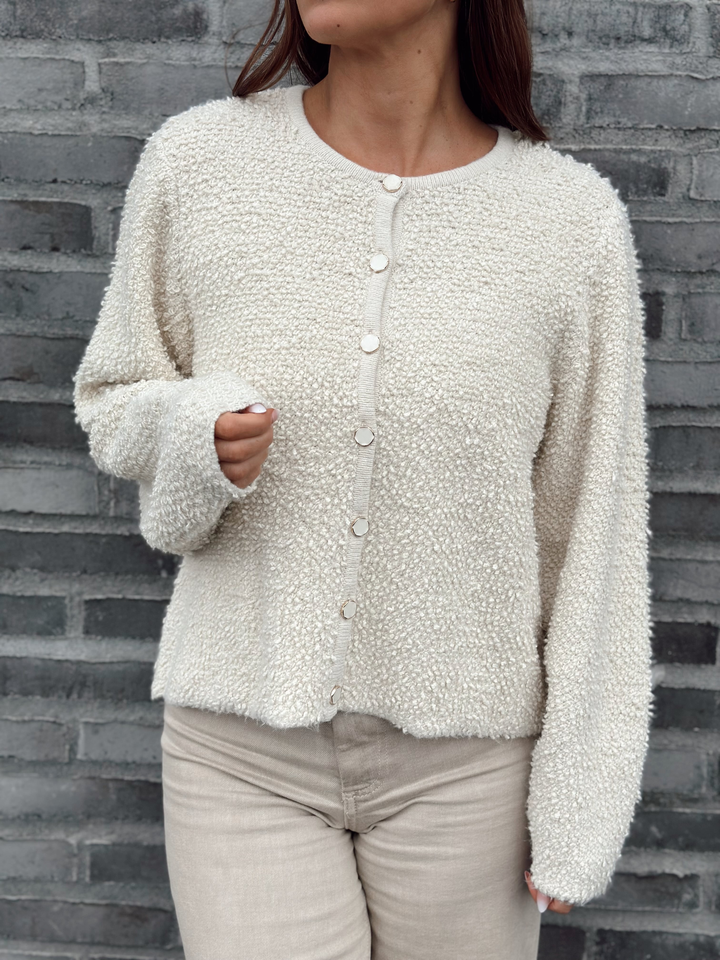 VIPAZA Knit Cardigan - Birch
